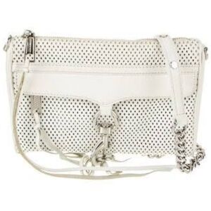 Rebecca Minkoff Mini M.A.C. White Perforated